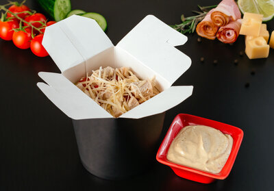 Салат Цезарь с курицей