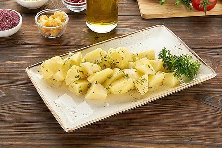 Картофель отварной с зеленью
