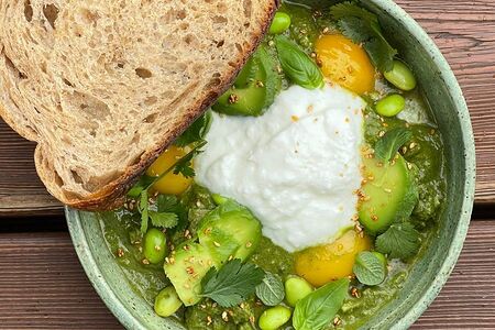 Зеленая шакшука