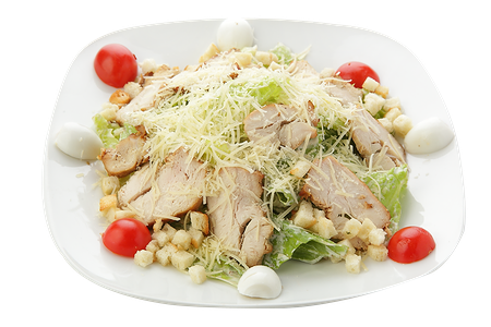 Салат Цезарь с курицей