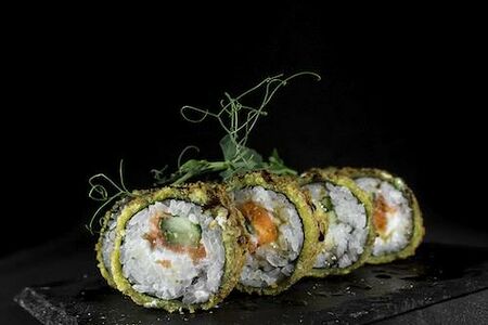 Сяке темпура ролл