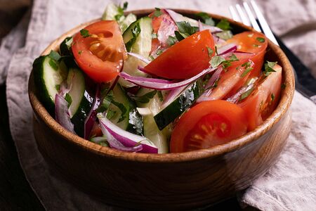 Салат Летний из свежих овощей