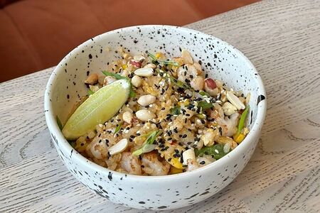 Рис с креветками в азиатском стиле