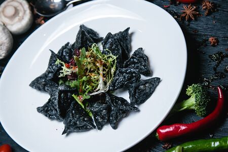 Манду гуи с морепродуктами