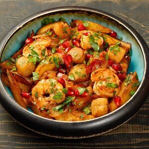 Оджахури с морепродуктами