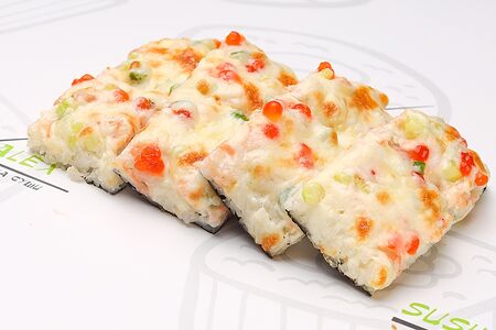 Суши пицца с семгой