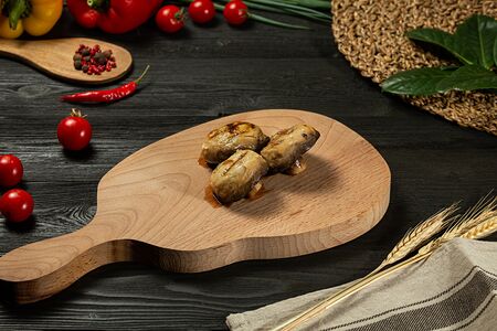 Шампиньоны гриль