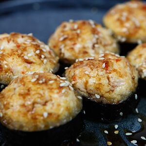 Запеченный ролл с креветкой и крабом 6 шт