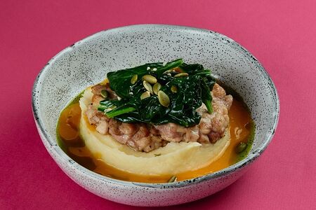 Куриные котлеты с картофельным пюре