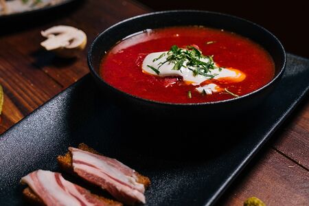 Борщ с говядиной