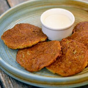 Драники со сметаной