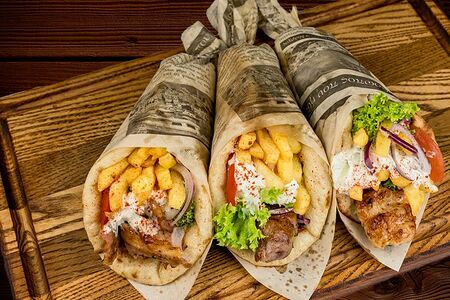 Гирос с шашлыком