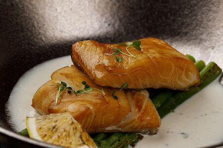 Стейк из палтуса