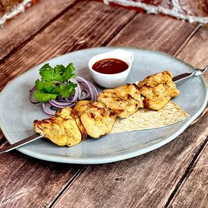 Шашлык из куриного бедра