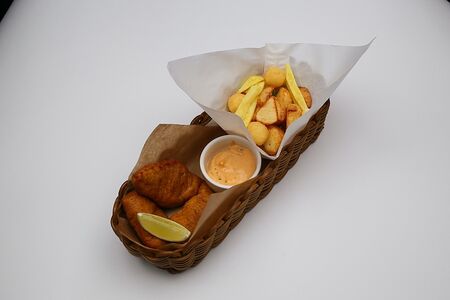 Fish&Chips с соусом фенхель