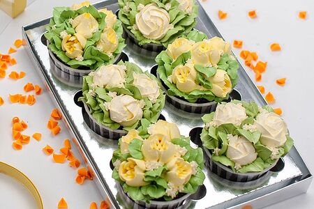 Набор кап-кейков Нежная роза