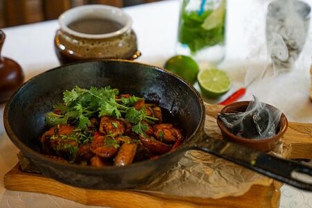 Сковородка с говядиной