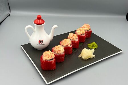 Запеченный ролл со снежным крабом