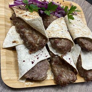 Кебаб из свинины и говядины