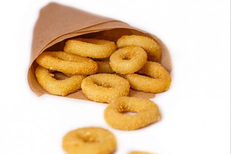 Кольца кальмара в кляре