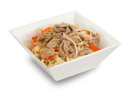 Удон со свининой