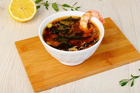 Суп Мисо с креветкой