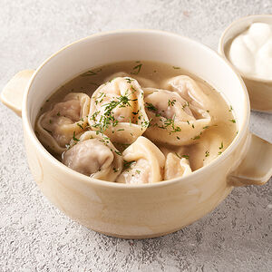 Пельмени домашние из трех видов мяса