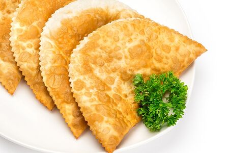 Чебуреки с сыром и зеленью