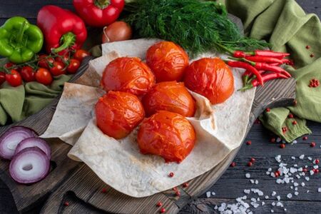 Помидоры на углях