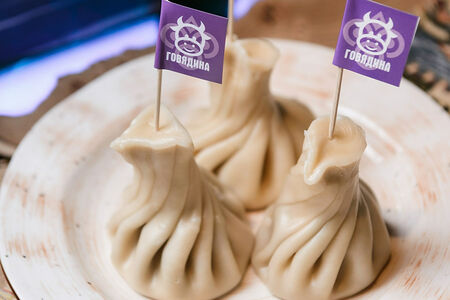 Хинкали с говядиной без кинзы