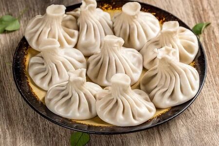 Хинкали с картофелем и сыром 