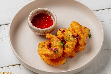 Креветки в хрустящей панировке 