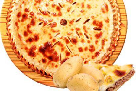 Пирог с мясом и картофелем