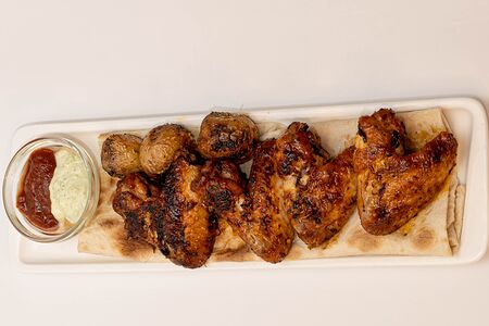 Шашлык из куриных крыльев