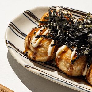 Такояки со снежным крабом Терияки