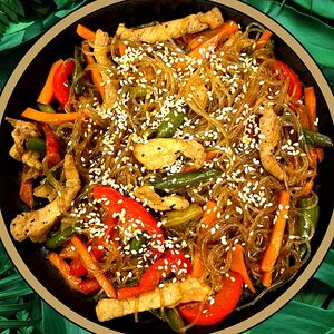 Фунчоза с курицей