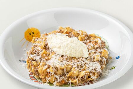 Паста ракушки по-флотски