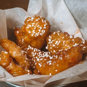 Хрустящая курочка в сладком чили