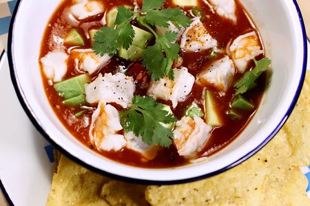 Севиче с креветками