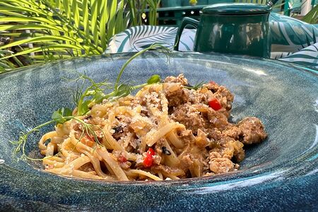 Паста Веджи в стиле болоньезе