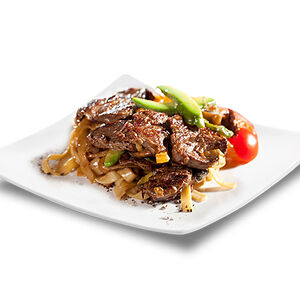 Удон с говядиной