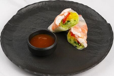 Спринг-ролл с креветкой