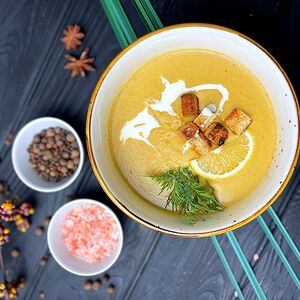 Чечевичный крем-суп