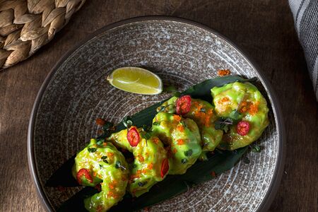 Креветки васаби