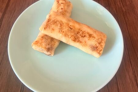 Блинчик с вареной сгущенкой