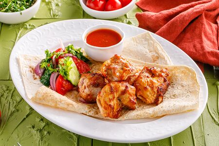 Шашлык из куриного бедра