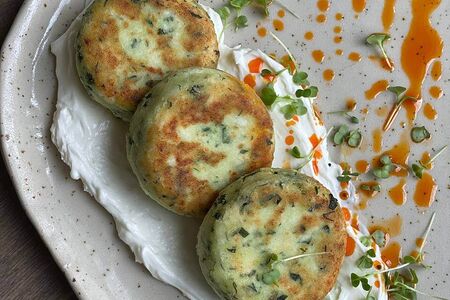 Сырники с зеленью