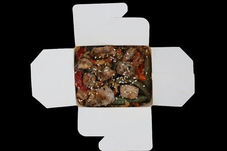 Рис по-тайски с курицей