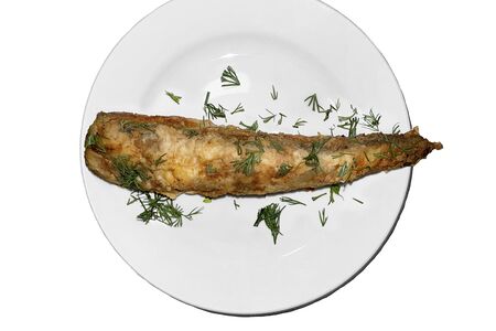 Минтай жареный