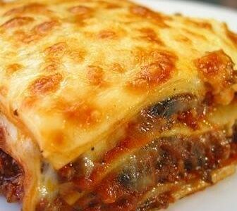 Мясная лазанья